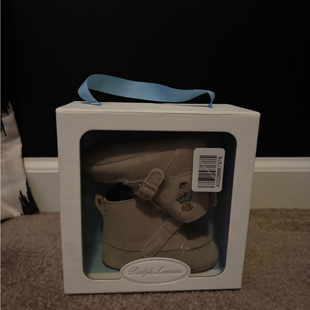 Ralph Lauren Baby Booties - Ranger Hi Size 2